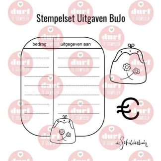 Uitgavenstempel voor in je bujo
