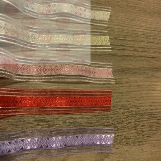 Glimmende lintjes voor scrapbooking