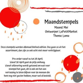 maandstempel mei no drama lama