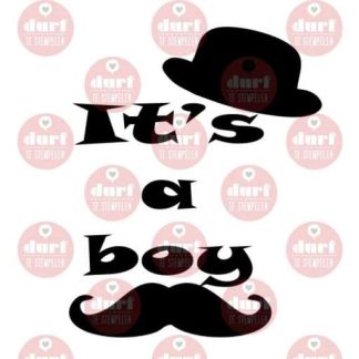 It's a boy stempel