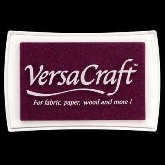 versacolor stempelkussen burgundyy