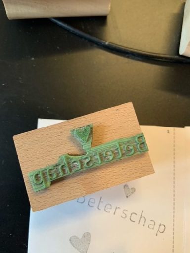 Beterschap stempel