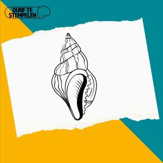conch schelp stempel