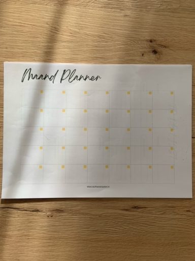 maandplanner