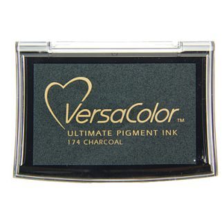 versacolor stempelkussen - charcoal