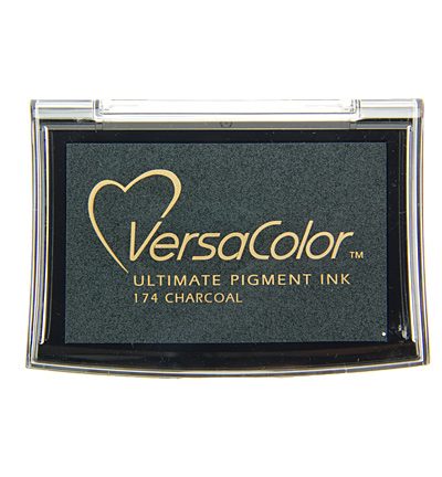versacolor stempelkussen - charcoal