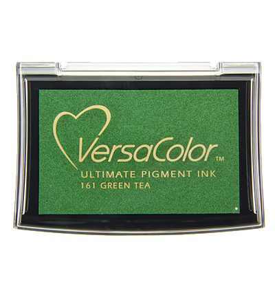 versacolor stempelkussen - green tea