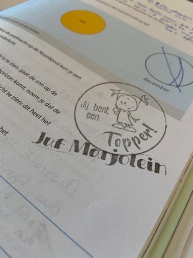 Beloningsstempel leraar