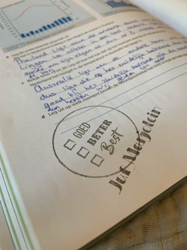 Corrigeerstempel leraar