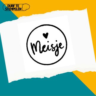 Meisje stempel
