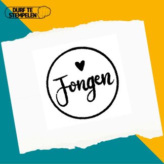 Jongen stempel