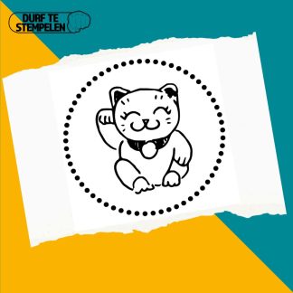 Lucky cat stempel