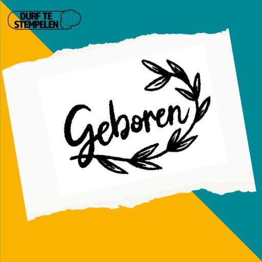 Geboren stempel